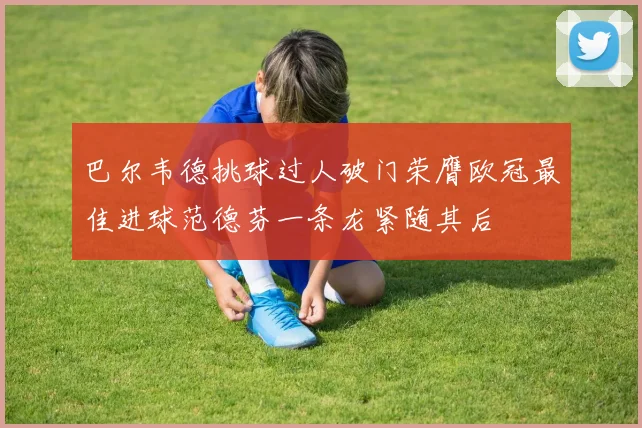 巴尔韦德挑球过人破门荣膺欧冠最佳进球范德芬一条龙紧随其后